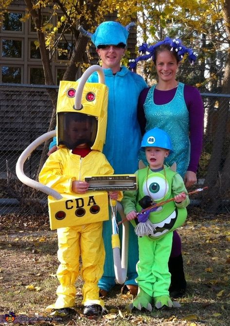 Monsters Inc. Child Detection Agent Costume Monsters Inc Cda, Monsters Inc Costume Diy, Among Us Skins, Monsters Inc Halloween Costumes, Agent Costume, Monsters Inc Halloween, Monster Inc Birthday, Best Couples Costumes, Halloween Coustumes