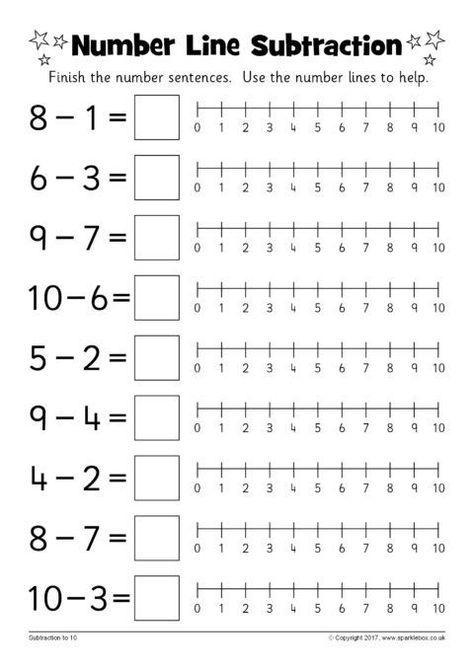 Ks1 Worksheets, Ks1 Maths Worksheets, Number Line Addition, Number Line Subtraction, Line Math, Math Addition Worksheets, First Grade Math Worksheets, Math Subtraction, Addition And Subtraction Worksheets