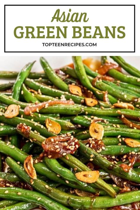 If you are having trouble making tasty veggie recipes, give this Chinese green beans recipe a try. It is truly bursting with flavor and very easy to make! This, and roasted Brussels sprouts, are my favorite veggie dishes. Asian green beans are the perfect side dish for Garlic Brown Sugar Baked Chicken, Garlic Butter Steak Bites, or Cajun Butter Steak. Asian Green Beans Recipe, Asian Green Bean Recipes, Chicken Garlic Butter, Simple Green Beans, Chinese Green Bean Recipes, Cajun Butter Steak, Chinese Green Beans, Asian Green Beans, Garlic Green Bean Recipes