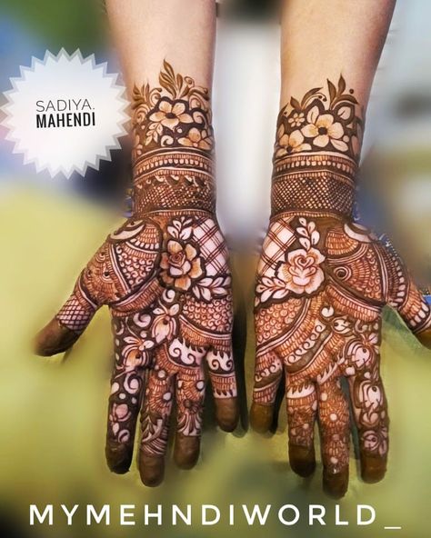 Bridal Short Mehndi Designs, Short Hand Mehndi Designs, Pakistani Henna Designs, Short Mehndi Design, Front Mehndi Design, Khafif Mehndi Design, Mehndi Designs 2018, Rose Mehndi Designs, Mehndi Design Pictures