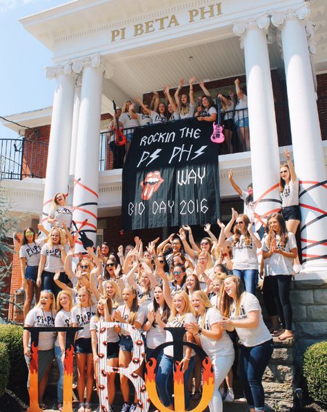 Sorority Themes, Sorority Events, Sorority Bid Day, Bid Day Themes, Tri Delta, Alpha Xi Delta, Pi Phi, Alpha Xi, Pi Beta Phi