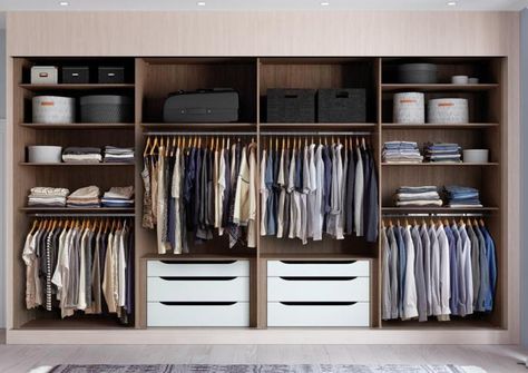 Fitted Wardrobe Interiors, Wardrobe Internal Design, Wardrobe Design Modern, Fitted Bedroom Furniture, Bedroom Cupboards, Closet Design Layout, Wardrobe Door Designs, Bedroom Cupboard Designs, Wardrobe Interior Design