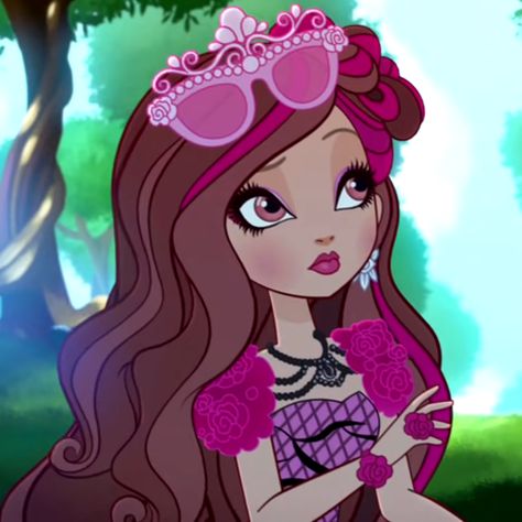 Ever After High Briar Beauty Icon, Pink Character Pfp, Briar Ever After High, Pfp Ever After High, Briar Beauty Icon, Eah Pfp, Briar Beauty Ever After High, Ever After High Pfp, Ever After High Briar Beauty