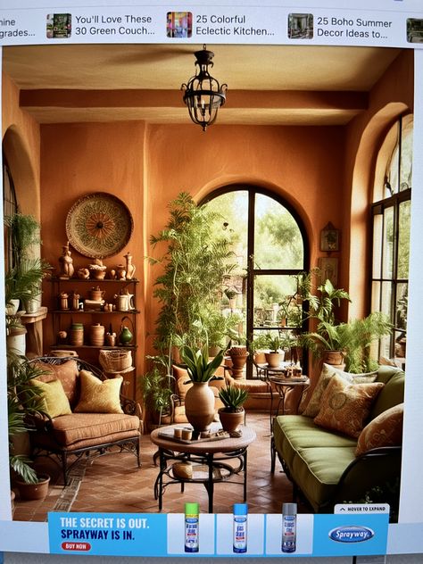 Spanish Revival Living Room, Spanish Modern Living Room, Mexican Style Living Room, Hacienda Living Room, Hacienda Style Living Room, Mediterranean Living Room Ideas, Tuscan Style Living Room, Spanish Style Living Room, Eclectic Living Rooms