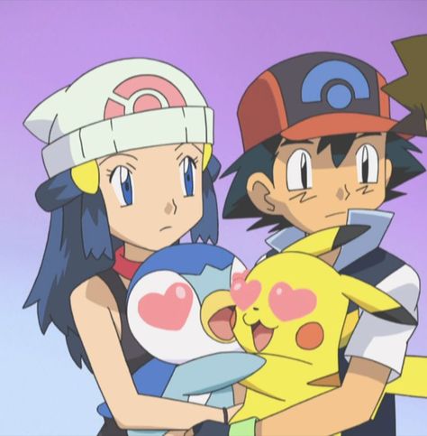 Ash And Dawn, Pokemon Couples, Pokemon Ships, Couples Icons, Catch Em All, Pokemon Characters, Couple Halloween, Matching Profile Pictures, Couple Halloween Costumes