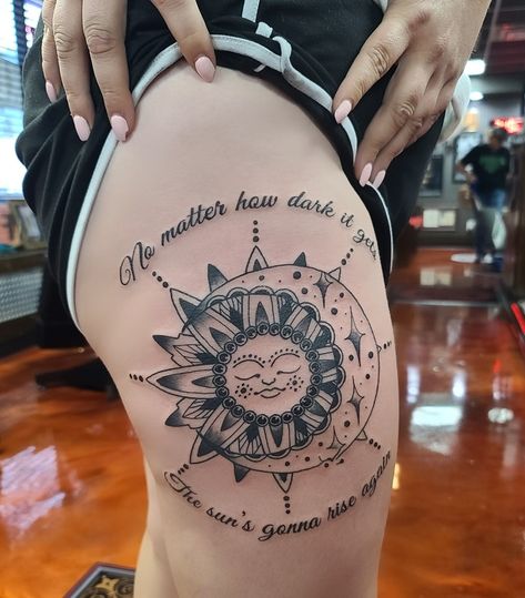 Greys Anatomy Tattoos
Meredith Grey qoutes
#greysanatomy #tattoos #girly Rise Again Tattoo, Greys Anatomy Tattoo, Again Tattoo, The Sun Will Rise Again, Anatomy Tattoo, The Sun Will Rise, Meredith Grey, Dark Tattoo, No Matter How