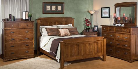 Amish made bedroom collections Wood Bedroom Furniture Sets, Amish Bedroom, Amish Furniture Bedroom, Solid Wood Bedroom Furniture, Solid Wood Bed Frame, Soft Close Drawer Slides, Wood Bedroom Furniture, Over The Bed, New Amsterdam