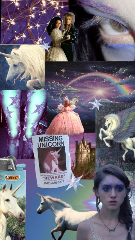 i believe in unicorns #pegasus Unicorn Core, I Believe In Unicorns Movie, Unicorn Aesthetic Dark, Unicorn Collage, I Believe In Unicorns Aesthetic, The Last Unicorn Desktop Wallpaper, Whimsi Goth, I Believe In Unicorns Wallpaper, Unicorn Aesthetic