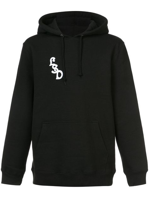 STUSSY STUSSY - PALMS APPLIQUE HOODIE . #stussy #cloth # Hoodie Stussy, Applique Hoodie, Stussy Men, Black Cotton, Cotton Blend, Clothes, Black