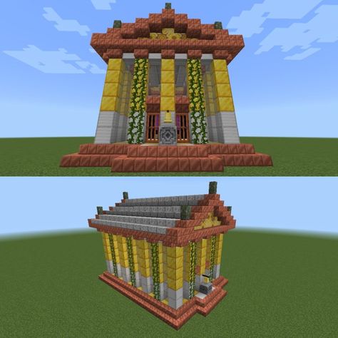 Percy Jackson Minecraft, Minecraft Percy Jackson, Camp Half Blood Minecraft, Minecraft Camp, Chb Cabins, Pjo Cabins, Camp Half Blood Cabins, Percy Jackson Cabins, Cabin Designs