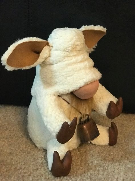 Sheep Gnome, Animal Gnomes, Gnomes For Sale, Holiday Gnomes, Nordic Gnomes, Scandinavian Gnomes, Sheep Farm, Barnyard Animals, Gnomes Crafts