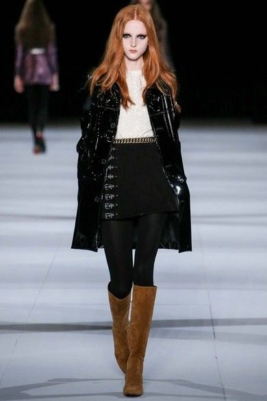 Ysl Runway, Saint Laurent 2014, Hedi Slimane, Estilo Preppy, Cold Weather Fashion, Looks Street Style, Saint Laurent Paris, Fashion Week Runway, Runway Looks