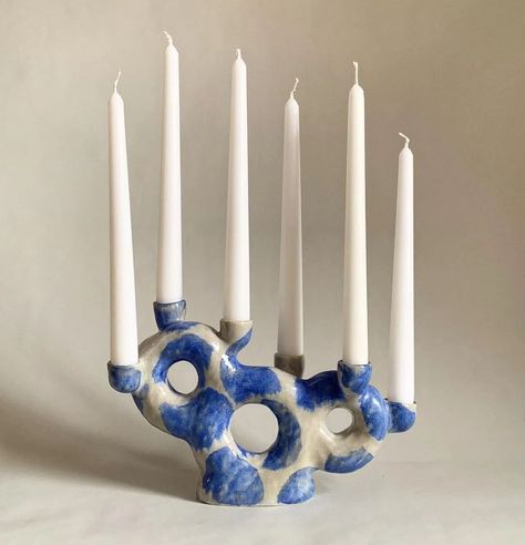 Candleholders Ceramic, Traditional Pottery, Ceramic Candle Holders, Pottery Crafts, Ceramics Pottery Art, Ceramics Ideas Pottery, Ceramic Candle, Ceramics Ideas, Diy Clay Crafts