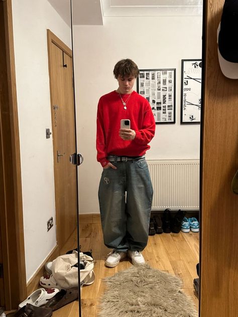 Baggy Urban Outfits, Boys Baggy Outfits, Baggy Fits Men, Baggy Clothes Men, Vintage Streetwear Men Outfits, 90s Baggy Style, Hiphop Outfit, Vintage Streetwear Men, Baggy Pants Outfit