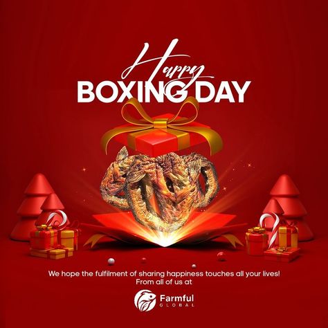 Farmful Global Boxing Day Flyer, Share Happiness, Creative Advertising Design, Flyer And Poster Design, Boxing Day, Graphic Design Tutorials, Creative Advertising, Advertising Design, Something Beautiful