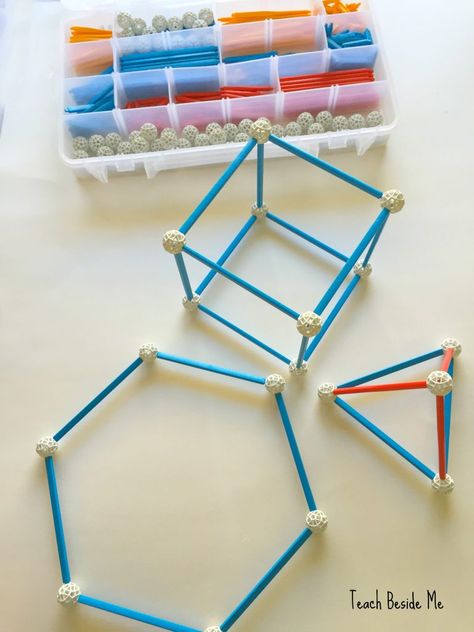 60 Elementary Hands-On Math Teaching Ideas – Teach Beside Me Buckminster Fuller, Logic Games, 2nd Grade Classroom, Construction Toy, Student Project, Construction Toys, Hands On Learning, Grade 3, Teaching Math