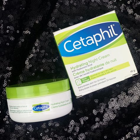 Cetaphil Hydrating Night Cream 💚Get 5% Off! This ultra-nourishing night cream, enriched with Hyaluronic Acid, Pro Vitamin A, E & C Complex, and Olive Oil, is designed for sensitive skin. Its thick, non-irritating formula provides up to 24 hours of hydration, protecting against dryness. Fast-absorbing and soothing, it strengthens the skin's moisture barrier and defends against five signs of sensitivity: dryness, irritation, roughness, tightness, and a weakened barrier. Ideal for dry to norma... Vitamin A, Night Cream, Night Creams, Skin Moisturizer, Hyaluronic Acid, Olive Oil, Sensitive Skin, Vitamins, Moisturizer