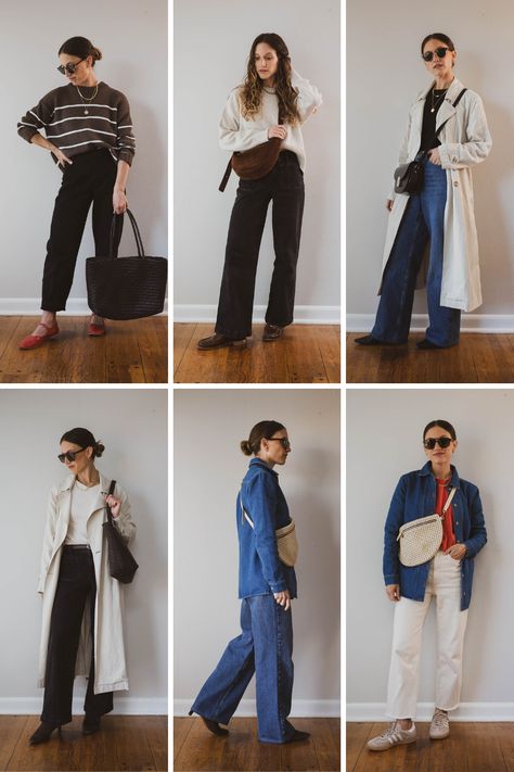 fall capsule wardrobe 2024 week four outfits 2024 Fall Capsule Wardrobe, Fall Capsule Wardrobe 2024, Capsule Wardrobe 2024, Week Capsule Wardrobe, Scandinavian Capsule Wardrobe, Western Inspired Outfits, Fall Winter Capsule Wardrobe, Denim On Denim Looks, Japan Outfits