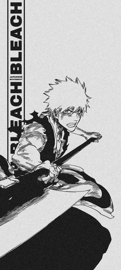 Ichigo Manga Wallpaper, Bleach Wallpaper Ichigo, Bleach Black And White, Bleach Lockscreen, Bleach Manga Wallpaper, Bleach Wallpaper Aesthetic, Bleach Anime Wallpapers, Bleach Wallpaper Iphone, Bleach Aesthetics