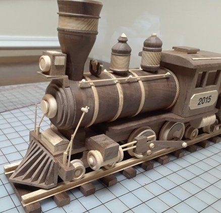 Locomotive #94 Wood Trains, Wooden Toys Design, Wood Train, Wooden Toy Cars, Wooden Toys Plans, Hobbies For Kids, Modern Toys, Wood Shop Projects, Wooden Car