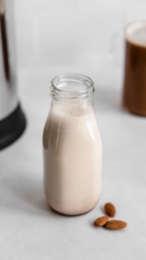 Barista Blend Almond Creamer – Almond Cow Cinnamon Sugar Almonds, A Chance To Love, Almond Creamer, Pulp Recipes, Almond Cow, Pulp Recipe, Creamer Recipe, Plant Based Milk, Nut Milk