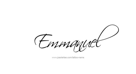 Emmanuel Tattoo, Kids Tattoo, Signature Logo Design, Yoga Mantras, Name Tattoo Designs, Jewelry Tattoo, Favorite Fonts, Tattoos For Kids, Name Tattoo