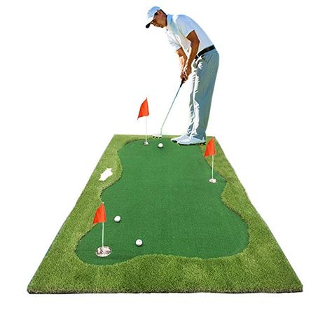 Father's Day Gift Guide for the Golfer & Cigar Lover - My Glittery Heart Golf Chipping, Green Mat, Mini Golf Course, Golf Simulators, Golf Training Aids, Golf Practice, Outdoor Training, Golf Training, Putt Putt