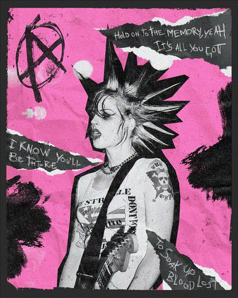 Punk Design Graphic, Punk Poster Design, Punk Graphic Design, Punk Collage, Punk Zine, Graphic Design Collage, Collage Music, The Distillers, Estilo Punk Rock