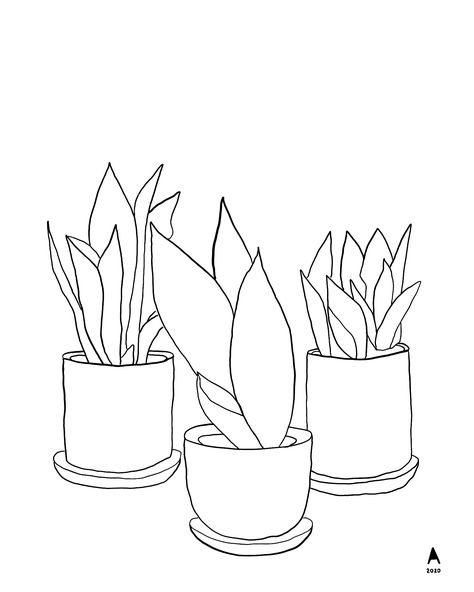 Procreate digital drawing, 2020 Procreate Drawing Templates, Plant Drawings Simple, Procreate Templates, Procreate Coloring Pages, Tropical Plants And Flowers, Digital Stamps Free, Learn To Tattoo, Simple Artwork, Procreate Ipad Art