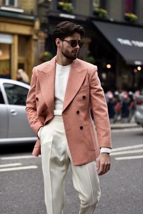 Italy Spring Outfits, Semi Formal Outfits, Spring Outfits Men, Mens Outfit Inspiration, Fashion Suits For Men, Stylish Mens Outfits, Men Fashion Casual Outfits, Blazer Outfits, Gentleman Style