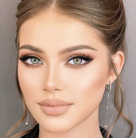 Green Eyes Blonde Hair, Makeup Cantik, Sultry Makeup, Glam Wedding Makeup, Bridal Makeup Natural, Glam Makeup Look, Makijaż Smokey Eye, Braut Make-up, Bridal Makeup Looks