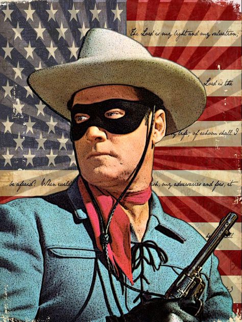 Western Gunslinger Art, Ku Art, Batman Tv Show, Old West Photos, Western Hero, Cowboy Pictures, Western Comics, Batman Artwork, The Lone Ranger