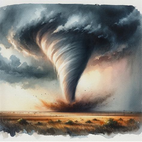 🌪️🌾 Day 13 of our Elemental Magic brings the raw power of a Tornado! Watch as a formidable funnel dances across the plains, hurling dirt and debris into the swirling chaos above. This Procreate masterpiece captures the intense energy and dynamic movement of nature’s formidable force. Let’s channel this whirlwind of creativity into our art today! 🎨💨 #TornadoArt #ElementalMagic #AprilArtChallenge #ProcreateStorm #Nature'sFury #PlainsPower #WhirlingWind #DebrisDance #tucumcariartcity #tuc... Movement In Nature, Tornado Drawing, Healing Place, Miracle Stories, Tornado Watch, Elemental Magic, Dynamic Movement, Bow Wallpaper, Painting Inspo