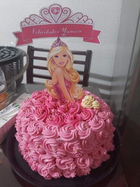 Barbie Birthday Cakes For Kids, Barbie Doll Cake Ideas, Barbie Theme Cake, Birthday Cake Barbie, Doll Cake Design, Hollywood Barbie, Barbie Cake Designs, Doll Cake Designs, Barbie Doll Cake