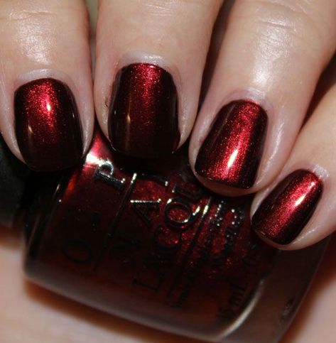 Brown Nails Opi, Reddish Brown Nails, Gel Nail Tutorial, Opi Nail Envy, Remove Acrylic Nails, Nails Opi, Red Shades, French Manicure Nails, Nail Care Routine