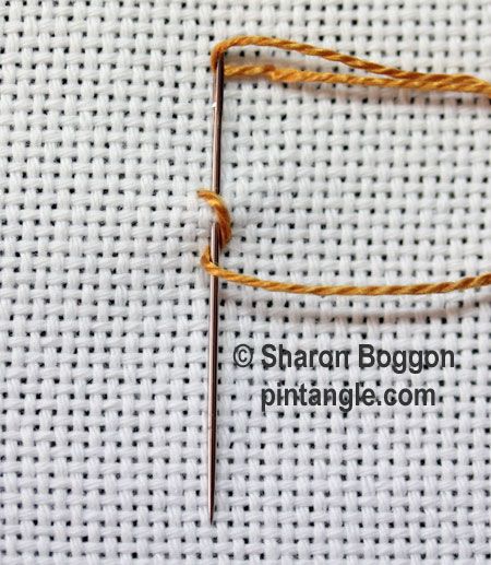 Zig Zag Coral stitch step by step tutorial Twisted Chain Stitch, Coral Stitch, Needlework Stitches, Rope Stitch, Stitch Dictionary, Stitch Step By Step, Swiss Embroidery, Thread Crafts, Twisted Chain