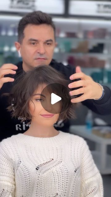 4,026 likes, 73 comments - tonyelmendelek on February 5, 2022: "She has all the confidence to cut it short Complete New Transition ✨❤️ Blowdry by @charles.beaino.9 @rosaliematta hairstyles #haircuts #60slook #bobhaircut #reels #phoshoot #paris #italy #fashion #shornladies #lebanon🇱🇧 #saudiarabia #dubai #egypt #kuwait #oman #jordan #instagram #balayage #modernsalon #reels #shorthair #hairography #gorgeous #fromlongtoshort #relookinghaircut #tonyelmendelek #instagram #makeover #tonyelmendelek Haircuts For Short Necks, Chocolate Brown Bob Haircut, Ways To Style Bob Haircut, Natalie Portman Hairstyles, Hairstyles For Growing Out A Pixie, How To Style A Bob Haircut, How To Style Short Hair Pixie, Cortes De Pelo Corto Mujer, Short Curled Hair