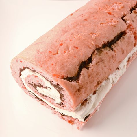 Cake roll from boxed cake mix. Cake Mix Rolls, Strawberry Cake Roll, Jelly Rolls Recipe, Pretty Valentines, Valentines Dessert, Jelly Roll Cake, Chocolate Covered Strawberry Cake, Strawberry Roll Cake, Chocolate Roll Cake