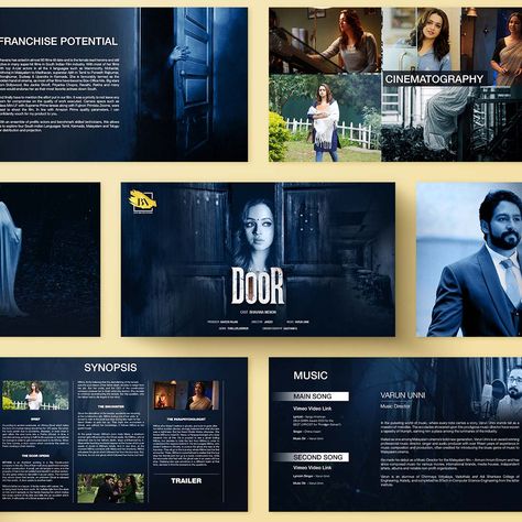 Bringing narratives to life through design! Here’s a peek at my pitch deck for the psychological thriller DOOR, covering every crucial detail from synopsis to cinematography. Turning stories into a visual journey for investors and producers alike! 🎬 . . . . . . . . #FenallLotiya #PitchDeckDesigner #PitchDecks #FilmPitchDeck #FilmPresentationDesign #MoviePitch #HollywoodPitchDeck #CinematicDesign [ Film Pitch Deck Design | Cinematic Pitch Deck | Presentation Design | Netflix | Hollywood Film ... Deck Presentation Design, Film Pitch Deck, Pitch Deck Design, Door Covering, Pitch Deck Presentation, Hollywood Film, Psychological Thriller, Press Kit, Horror Film