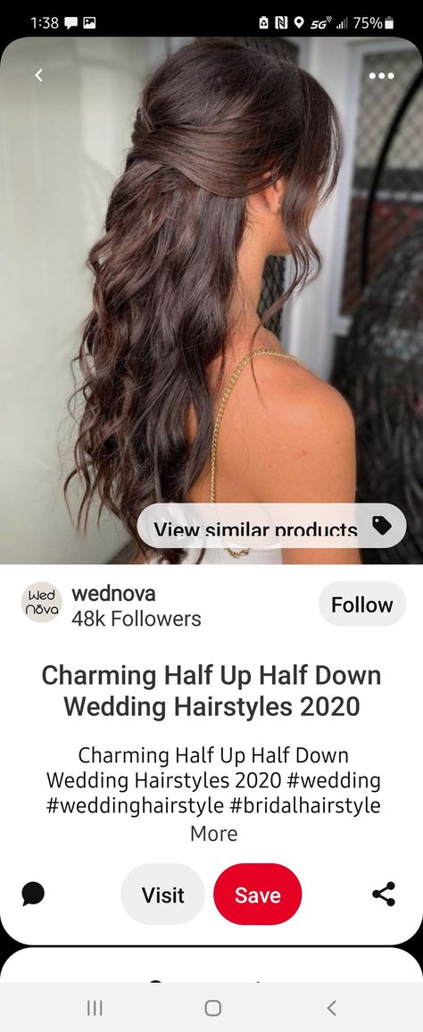 Grade 8 Grad Hairstyles, Matric Dance Hairstyles, Debs Hairstyles, Grad Hairstyles, Hair Down Styles, Wedding Hair Brunette, Bridemaids Hairstyles, Formal Hairstyles For Long Hair, Simple Prom Hair