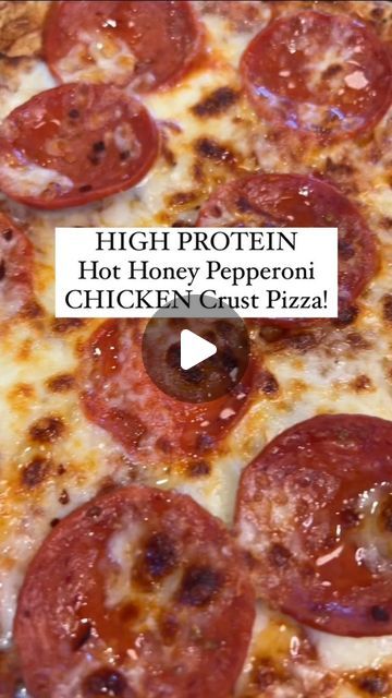 Erin Oprea, Pepperoni Chicken, Italian Seasonings, Chicken Crust Pizza, Turkey Pepperoni, Spicy Honey, Hot Honey, Honey Chicken, Keto Chicken