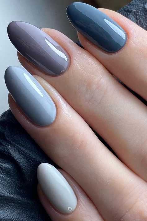 Nail Design Glitter, Grey Nails, Manikur Kuku, January Nails, Nail Swag, Nagel Inspo, Neutral Nails, Elegant Nails, Classy Nails