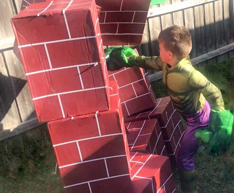 Hulk smash brick wall for kids superhero/ avengers party game Hulk 4th Birthday Party, Hulk Smash Party Game, Hulk Smash Birthday Party, Hulk Birthday Party Ideas, Hulk Birthday Party Decorations, Hulk Smash Party, Hulk Theme Party, Hulk Birthday Party, Hulk Theme