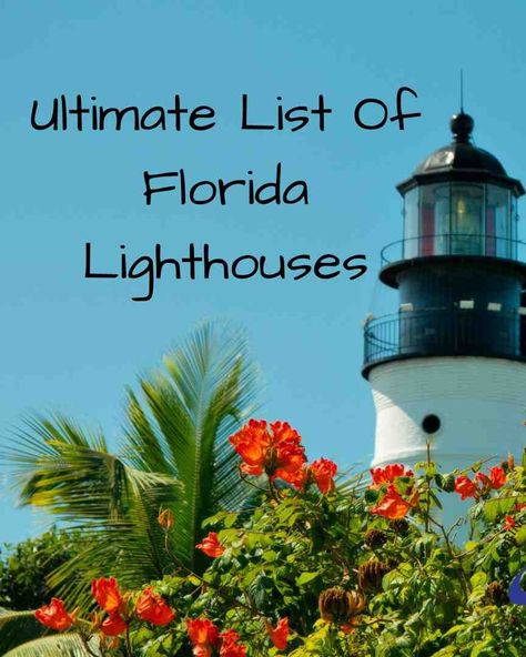 Florida Lighthouses: A Guide To The State’s Historic Beacons: https://denisesanger.com/florida-lighthouses-a-guide-to-the-states-historic-beacons/ #lighthouses #floridalighthouses #floridavacations #visitflorida Ponce Inlet Lighthouse, Cape Florida Lighthouse, Pensacola Lighthouse, Key West Lighthouse, Florida Lighthouses, Gasparilla Island, Florida Travel Guide, Visit Florida, Sanibel Island