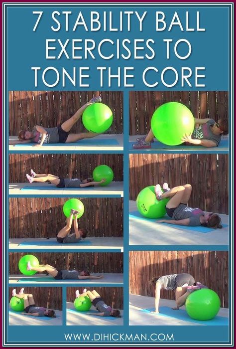 (ad) The Minimal-Equipment Home core workout ideas Routine Ball Core Workout, Stability Ball Exercises, Fitness Ball, Whole Body Workouts, Interval Workout, Buddy Workouts, Stability Ball, Yoga Ball, Abs Workout Routines