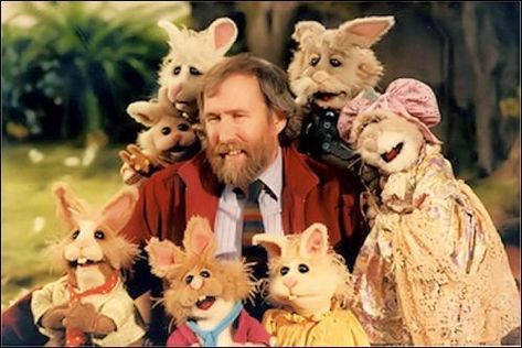 Jim Henson with Bean Bunny and his pals. Jim Henson Quotes, Jim Henson Puppets, Bean Bunny, Fraggle Rock, The Muppet Show, Architecture Art Design, Kewpie Dolls, Bangor, Jim Henson