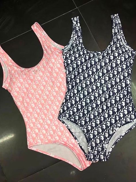 Swimming Suit One Piece, Pink Dior, Trendy Swimsuits, Swimsuits Outfits, Women Swimsuit, Swimming Suit, Swimsuits Hot, Cute Bathing Suits, Print Swimwear