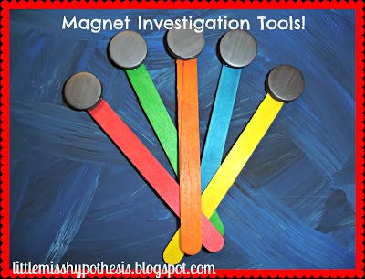 Little Miss Hypothesis - Lessons from the Science Lab: Magnet Mania! Magnet Lessons, Magnet Activities, Miss Kindergarten, Summer Science, 1st Grade Science, Force And Motion, Kindergarten Lessons, Kindergarten Science, Preschool Science