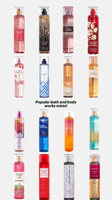 #pinterest #bath #bathandbody #bathandbodyworks #beauty #fragance #mists #bathandbodymists #bathandbodyworksmists #popularbathandbodyworksmists #popularbathandbodyworksproducts #popularperfume #perfume #popularmists #popularperfume #beauty #fyp Good Perfumes From Bath And Body Works, Best Smelling Bath And Body Works Perfume, Bath Body Works Perfume Best, Perfumes And Body Sprays, Good Perfumes Bath And Body Works, Body Spray Bath And Body Works, Best Smelling Body Mist, Bath And Body Works Recommendation, Bath And Body Works Best Perfume