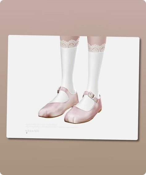 Sims 4 Shoe CC: Sandy Liang Mary Jane Pointe Shoes By Charonlee Sims 4 Shoe Cc, Mod Shoes, Cc Shoes, Sims 4 Cc Shoes, Classic Ugg Boots, Roman Sandals, Sandy Liang, Best Sims, Pointe Shoes